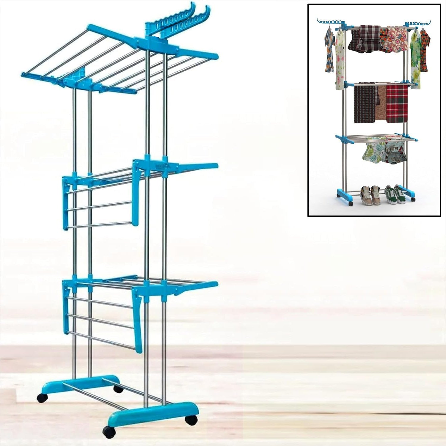 Stainless Steel Cloth Drying Stand Stainless Steel Cloth Drying Stand